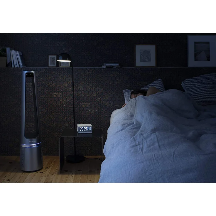 Rowenta Eclipse 2-in-1 Luftreiniger und Ventilator, 12 Stufen, Timer, verzögerte Startfunktion, Fernbedienung, anthrazit (QU5030F0) – Bild 8