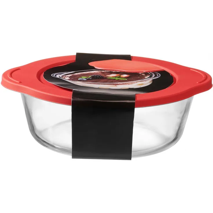 Auflaufform rund 1450ml mit Deckel Cucina