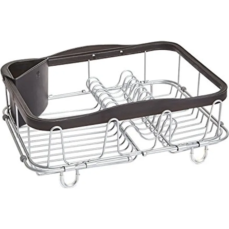 Umbra Multi-Use Dish Rack Black Sinkin multifunktionaler Geschirrständer Schwarz-Nickel, Metall, Groß