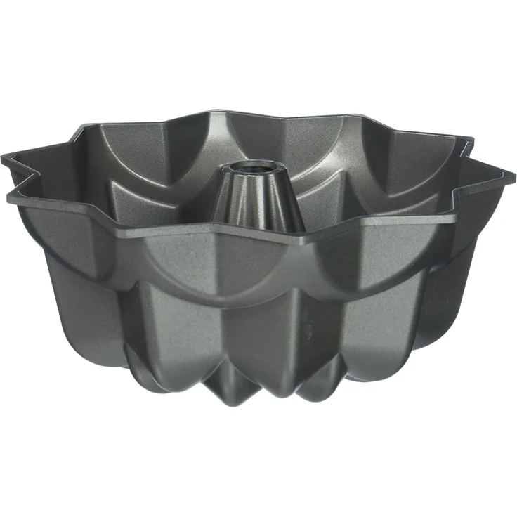 NordicWare Bundt Vintage Star Cake Pan, Aluminium, Silber, 25,4 x 25,4 x 12,7 cm