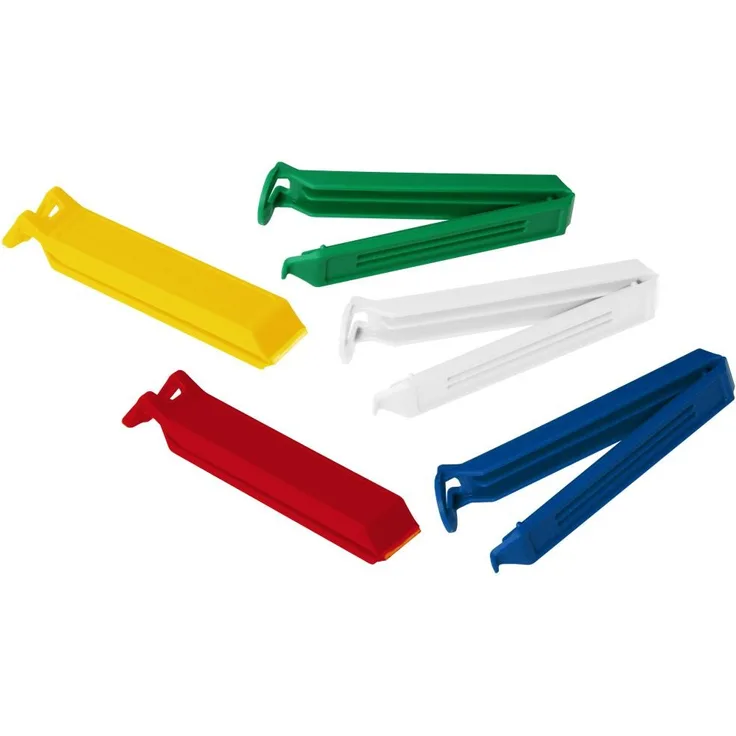 Fackelmann Verschlussclips Tecno 8 cm, 5 Stück