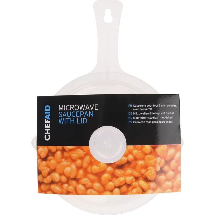 Chef Aid Mikrowelle Topf mit Deckel, weiß