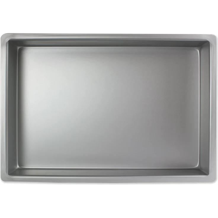 PME OBL09132 Längliche Aluminium-Backform 229 x 330 x 51 mm, Silver, 23 x 33 x 5 cm – Bild 1