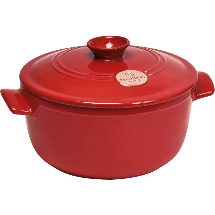 Emile Henry Schmortopf, Keramik, Marsala 22 cm
