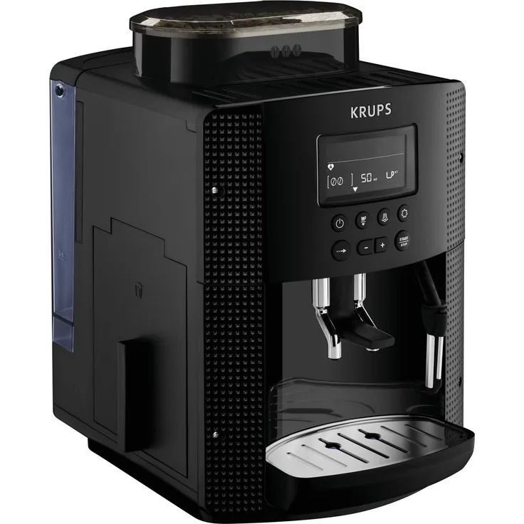 Krups Kaffeevollautomat 15 bar Automatische Reinigung Schwarz, mit Milchsystem
