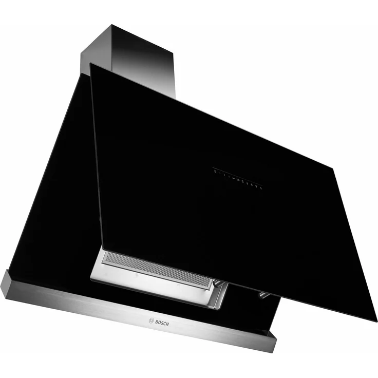 Bosch Serie 8 DWK98PR60, Motorhaube, Esse, Breite: 89.4 cm, Tiefe: 54.8 cm, Abzug & Umluft, mit internem Motor, Black/Stainless Steel – Bild 2