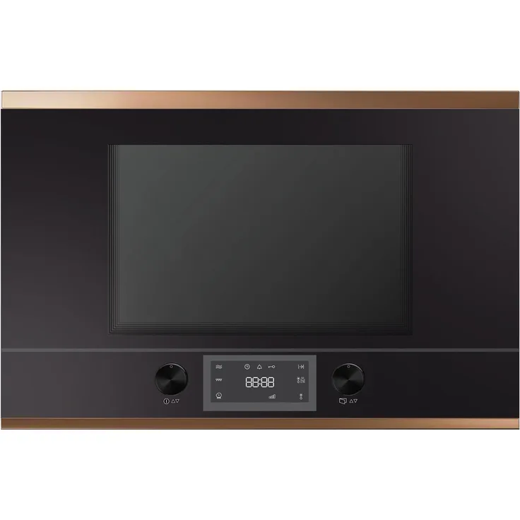 Küppersbusch MR 6330.0 S7 K-Series. 3 Mikrowelle mit Grill, Einbaugerät, 22 Liter Garraum, Garraum, 850 Watt, schwarz-copper