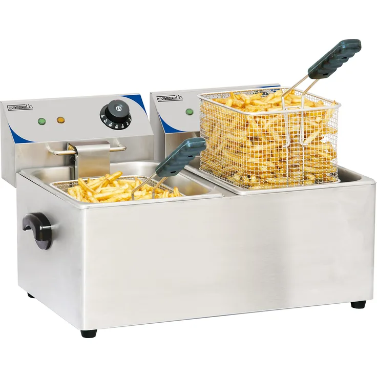 Casselin cfe42 Elektrischer Fritteuse 2 X 4 Liter