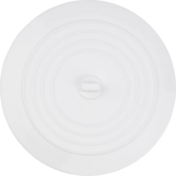 Stöpsel Spülbecken, Ø 15 cm, Weiss, aus Silikon, für alle Abflüsse bis 120 mm, perfekt für Küche und Bad, Ablaufstöpsel weiß, Abflussstopfen Spülbecken, Ablaufstopfen Küche, Abflussstöpsel Waschtisch