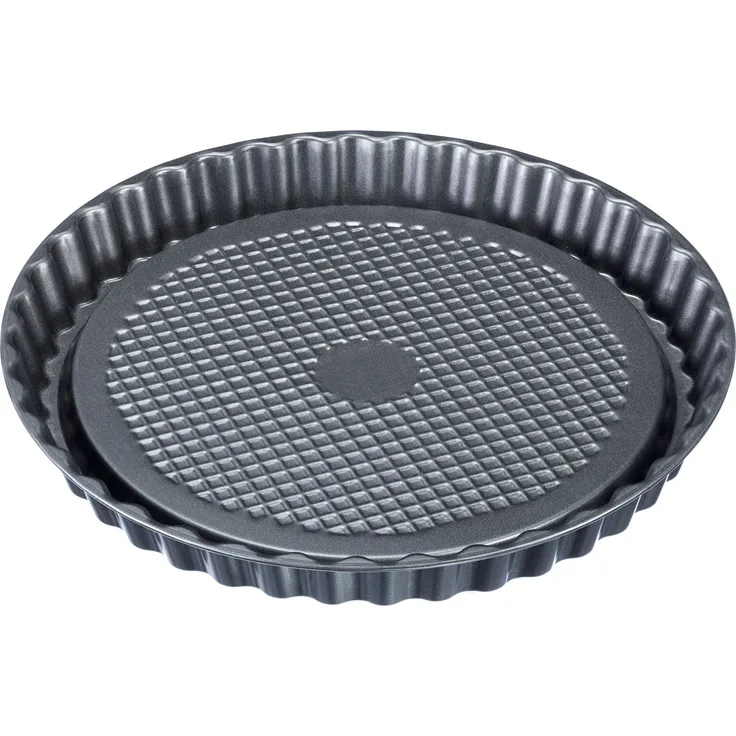 Westmark Obstbodenform, Rund, Durchmesser: 28 cm, Antihaftbeschichtet, Kaltgewalzter Stahl, Back-Meister, Anthrazit, 32942270