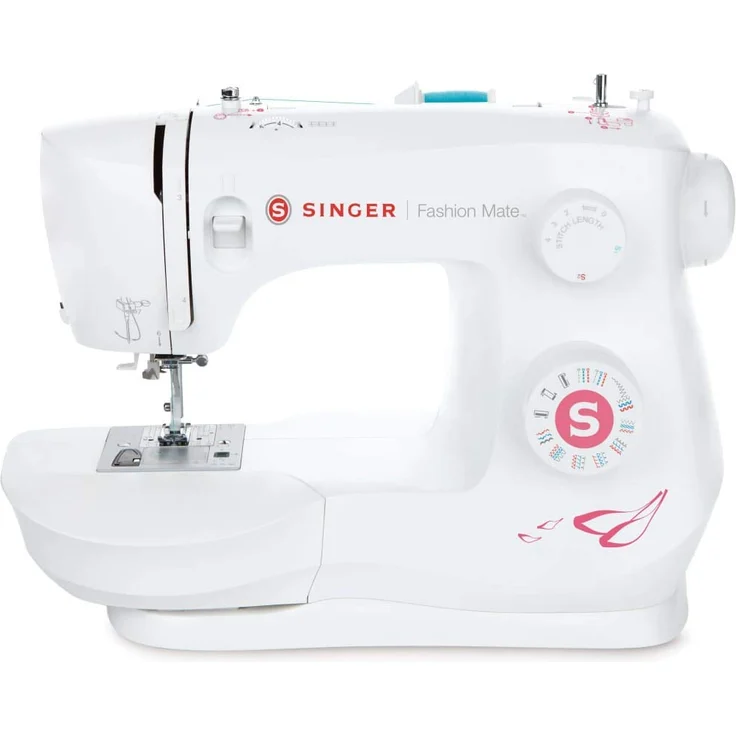 Singer 3333 Fashion Mate Nähmaschine, weiß – Bild 1