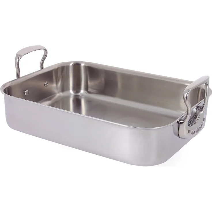 DE BUYER 3727.35 Bratreine, grau Edelstahl 41 X 27,5 x 13,35 cm