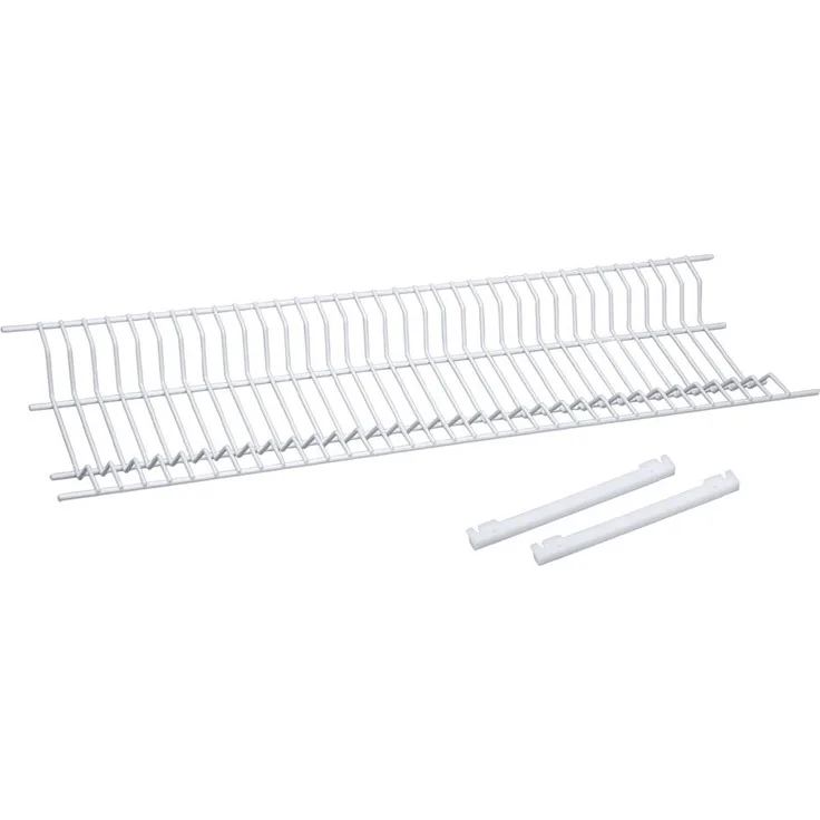 Sauvic 92200-Geschirrständer für Schränke von 85 cm, kunststoffbeschichtet weiß