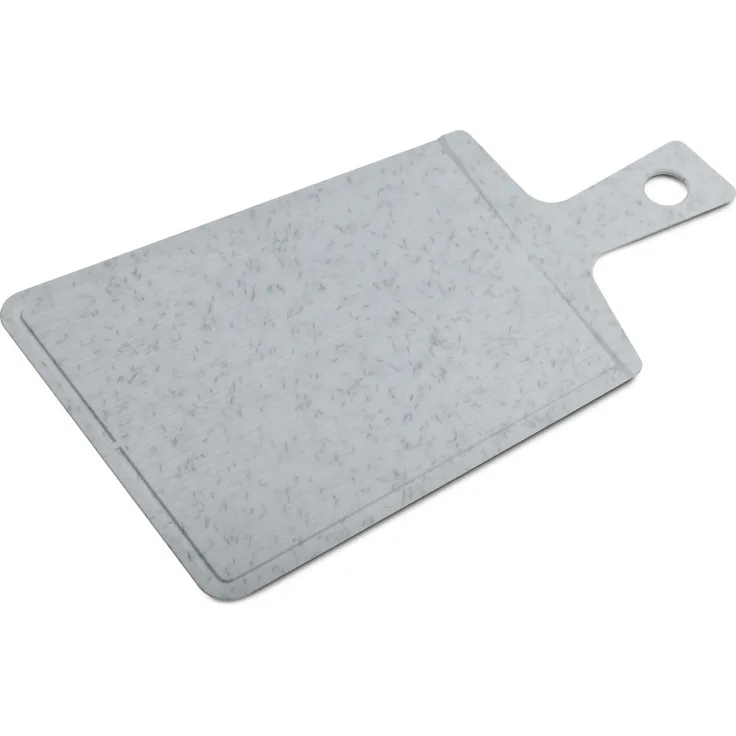 koziol Schneidebrett Snap 2.0, Kunststoff, organic grey, 49.2 x 27.8 x 0.8 cm