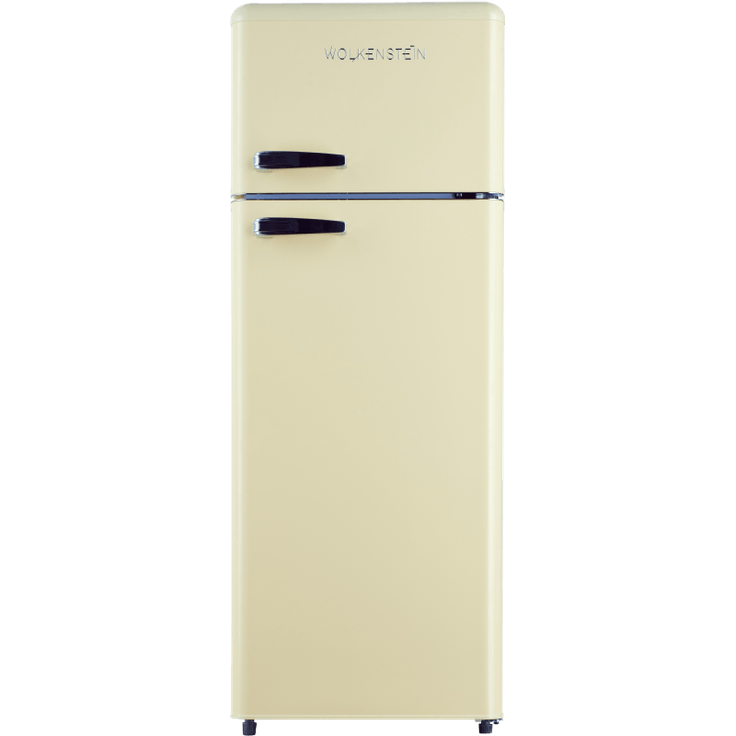 Wolkenstein GK212.4RT SC Kühl-Gefrierkombination, freistehend, cremefarben, NoFrost, LED, Breite 54.5 cm – Bild 1