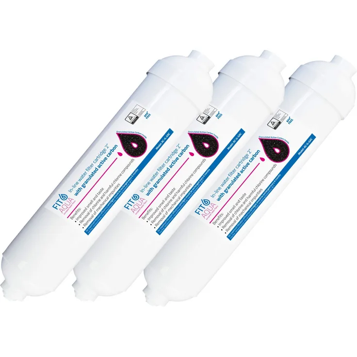 Fit aqua AC-ILW AM-SET.LLL 3 x Kühlschrankwasserfilter Side ersetzt BL-9808, 3 Stück