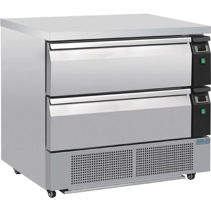 Polar Serie U Unterbaukühl- oder -gefrierschrank mit 2 Schubladen 4 x GN 1/1