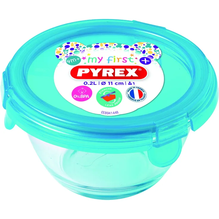 Pyrex Baby Aufbewahrung, Blau, 11 x 6 cm