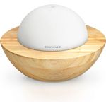 Soehnle Design Aroma Diffuser Modena in Weiß mit Ultraschallvernebelungstechnik, Zerstäuber für eine Beduftung mit Wasser und Duftöl, Diffuser mit Farbwechsel