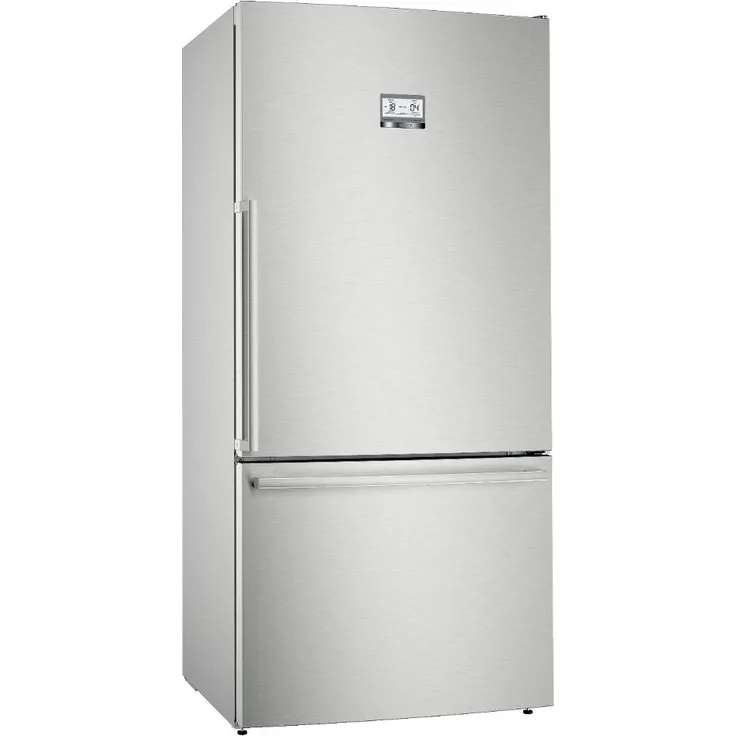Bosch KGB86AIFP Kühl-Gefrierkombination, freistehend, silber, NoFrost, 0-Grad-Zone, Schnellkühlen und -gefrieren, LED, Breite 86 cm, Energieklasse F