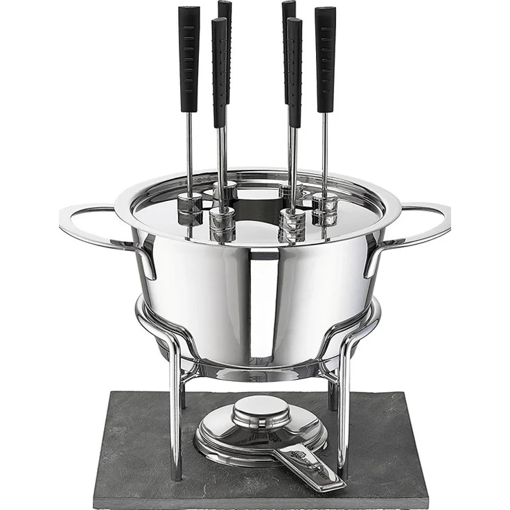 Schulte-Ufer 69093-18 Fleischfondue Gala, 18 cm, 2,20 L, Edelstahl, 2,2 ltr – Bild 1