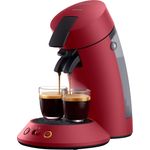 Philips CSA210-90 Senseo Original Plus Kaffeepadmschine, 0,7 l Wassertank, deep red