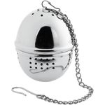 Westmark Tee-Ei, Ø 40 mm, Rostfreier Edelstahl, Teatime, Silber, 15362280