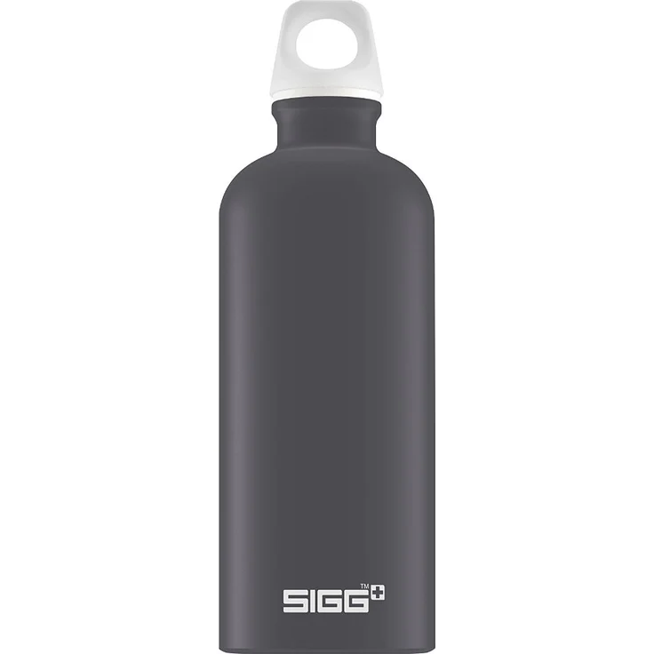 Sigg Lucid Shade Touch, Design Trinkflasche, 0.6 L, Aluminium, BPA Frei, Dunkel Grau – Bild 1