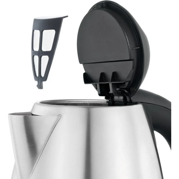 WMF BUENO Wasserkocher, 1,7 l, 2400 W, schnurlos, beleuchtete Wasserstandsanzeige, Kalk-Wasserfilter, cromargan matt-silber – Bild 3