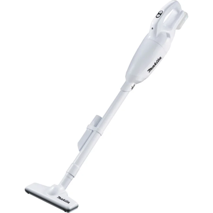 Makita Akku Staubsauger (Behälter 0,6 l, 3 Saugstufen, Saugkraft max. 30 W, mit Papierfilter, mit LED-Beleuchtung) CL108FDZW – Bild 1