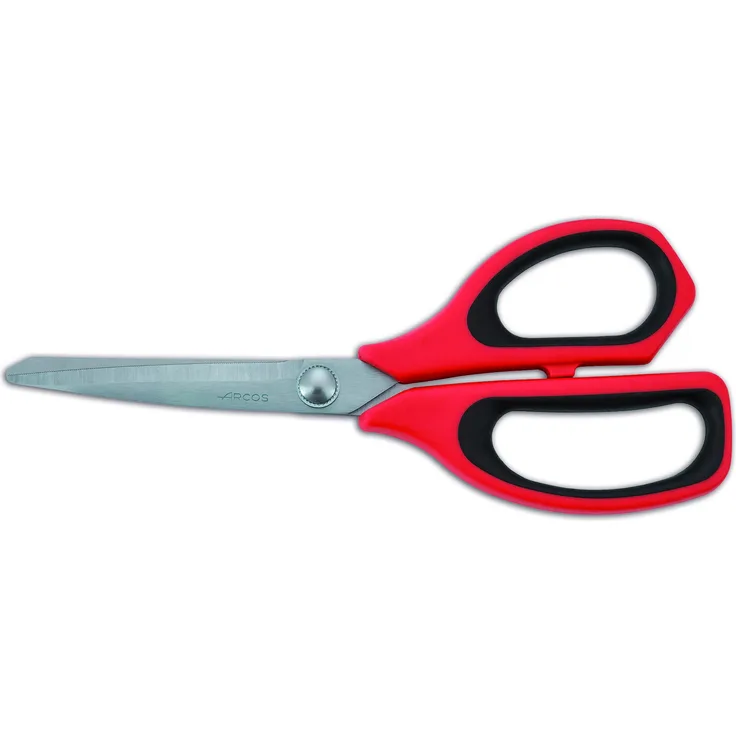 Arcos 185622 Küchenschere, Rot und Schwarz, 215 mm