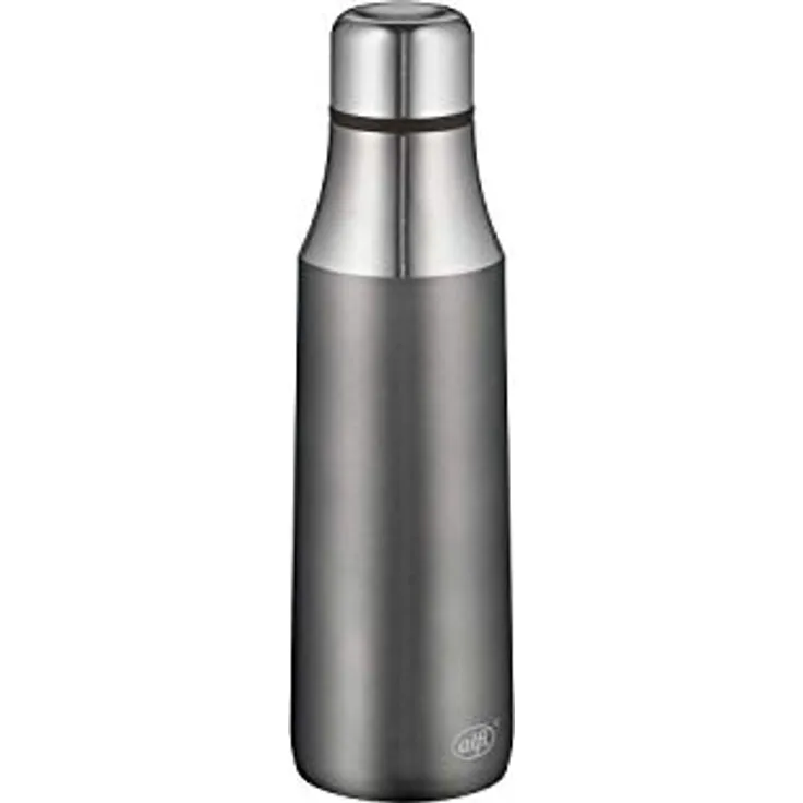 alfi City Bottle Isolier-Trinkflasche, Edelstahl, Grau, 500ml