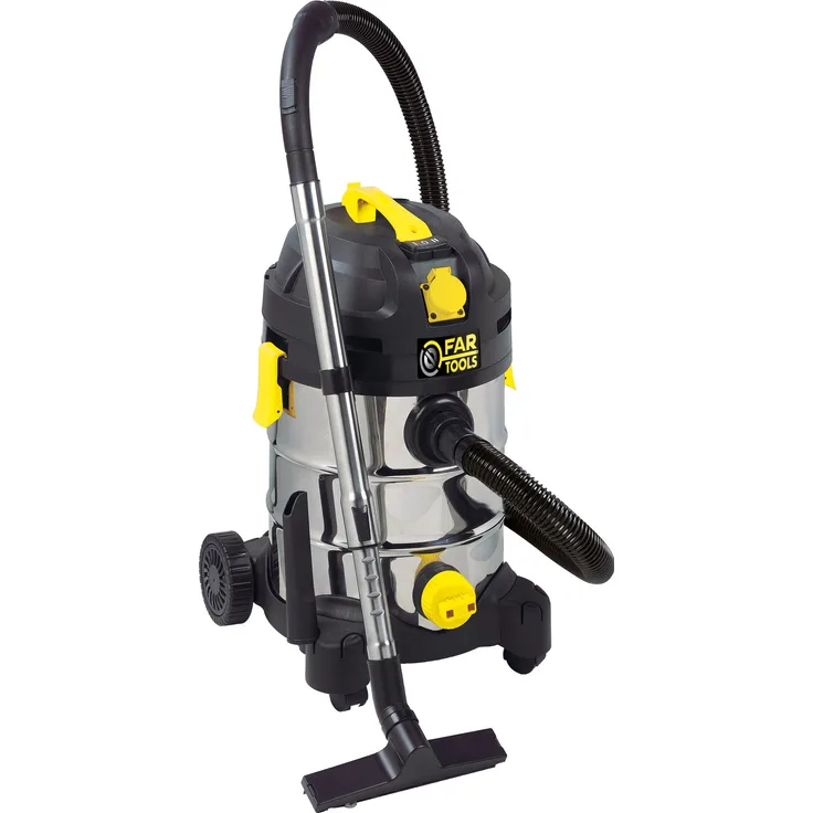 Fartools NET-UP25IA Nass- - Trockensauger, 1400 W, 20 kPa, Schaumstofffilter