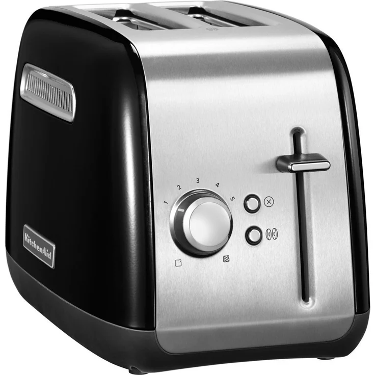 KitchenAid 5KMT2115EOB Classic, 2-Scheiben-Toaster, 1100 W, 5 Bräunugnsstufen, schwarz – Bild 1