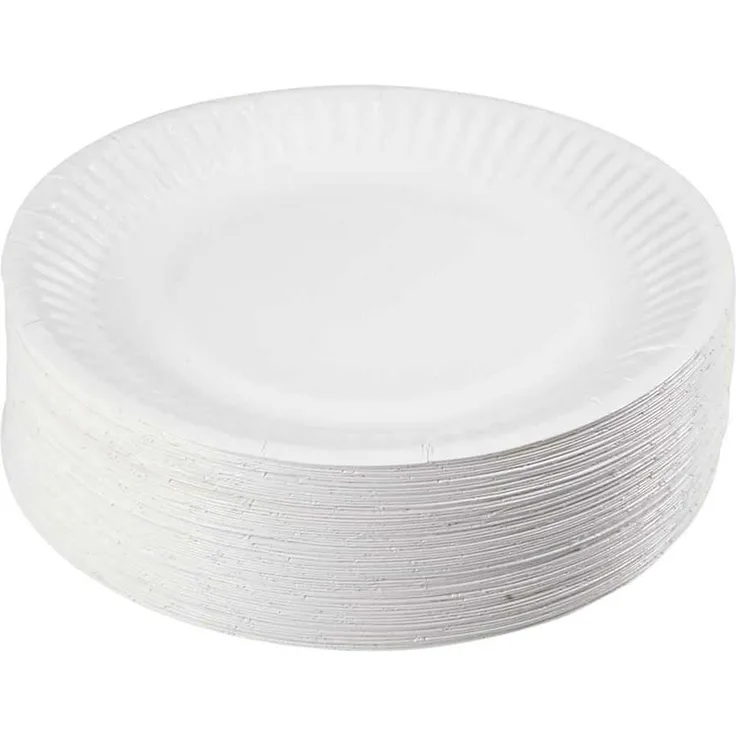 Pappteller Pappteller , D: 15 cm, 100 Stück
