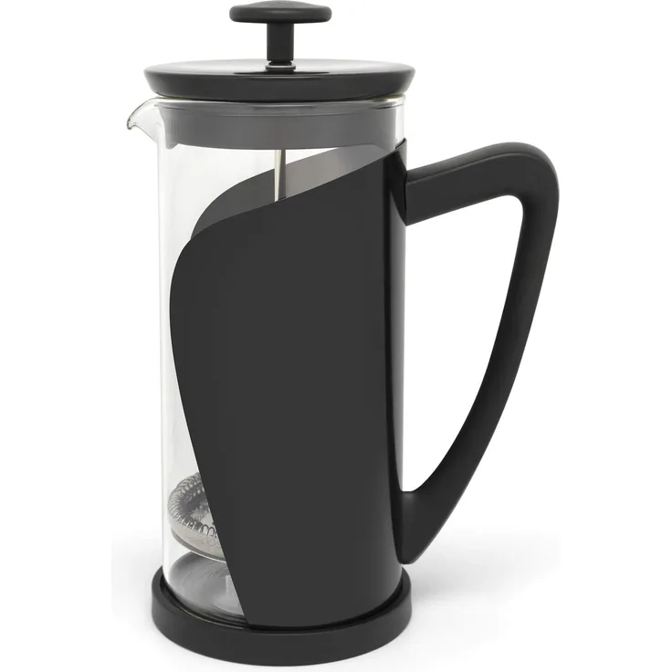 Leopold Vienna schwarzer Edelstahl Kaffee & Teebereiter 1.0 Liter & Edelstahlfilter