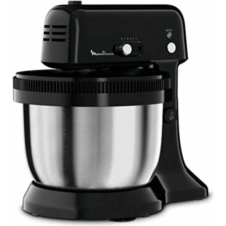 Moulinex QA110810 My Cake kÜchenmaschine, 300W, 4L Schüssel, schwarz