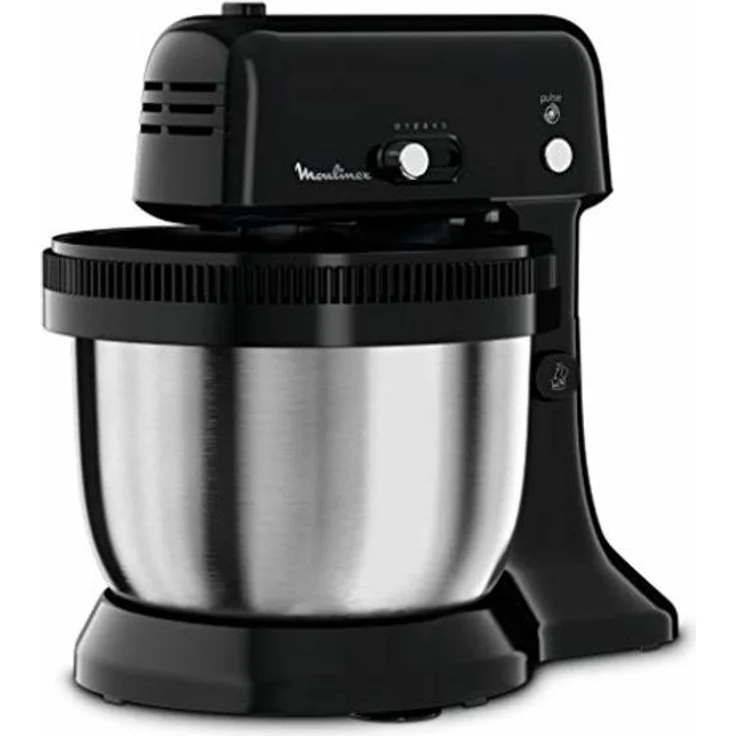 Moulinex QA110810 My Cake kÜchenmaschine, 300W, 4L Schüssel, schwarz