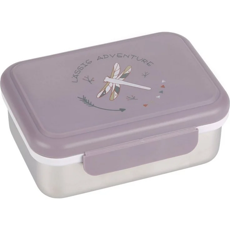Lässig Lunchbox Adventure, Dragonfly, Edelstahl, Polyprophylen (PP), Silikon, (1-tlg) – Bild 1