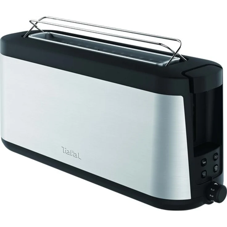 Tefal Element TL4308 Toaster, 7 Bräunungsstufen (1000 Watt) silber-schwarz – Bild 1