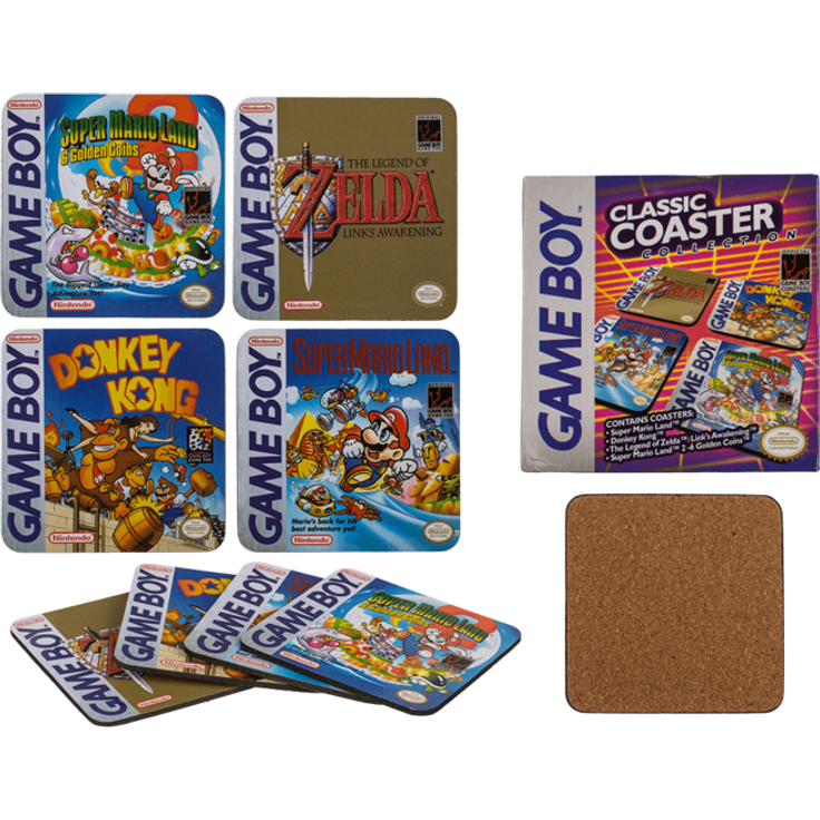 Out of the Blue Kork-Untersetzer, Gameboy - Classic Collection