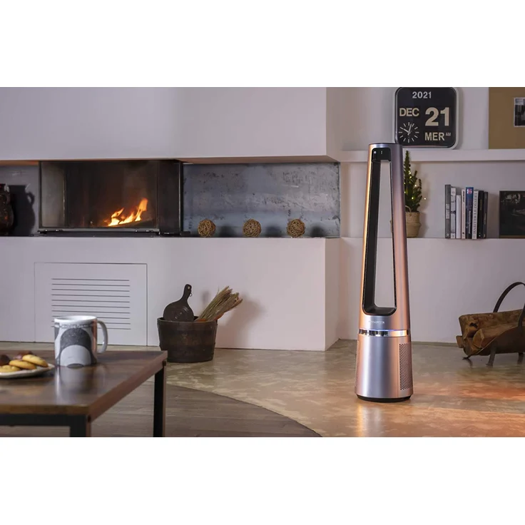 Rowenta Eclipse 2-in-1 Luftreiniger und Ventilator, 12 Stufen, Timer, verzögerte Startfunktion, Fernbedienung, anthrazit (QU5030F0) – Bild 3