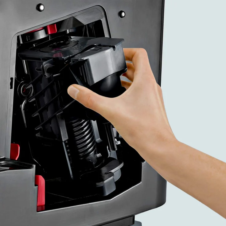 Siemens EQ.9 plus connect s700 Kaffeevollautomat TI957FX1DE, Personalisierung, 2 Bohnenbehälter, integriertes Mahlwerk, extra leise, 1500 Watt, Edelstahl, mit Milchsystem – Bild 4