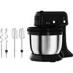 Tefal QB1108 Oh My Cake Küchenmaschine, 4 Liter, 300 Watt, Kunststoff, edelstahl, schwarz