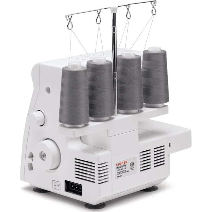 Singer 14SH 654 Overlock- NähMaschine  Differentialtransport bewegliches Obermesser  – Bild 6