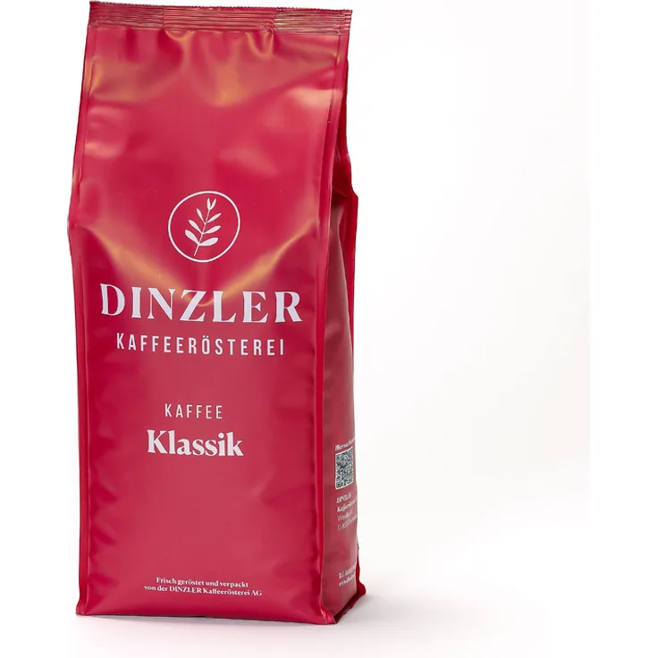 Dinzler Kaffeerösterei Kaffee Klassik 1kg, ganze Bohnen