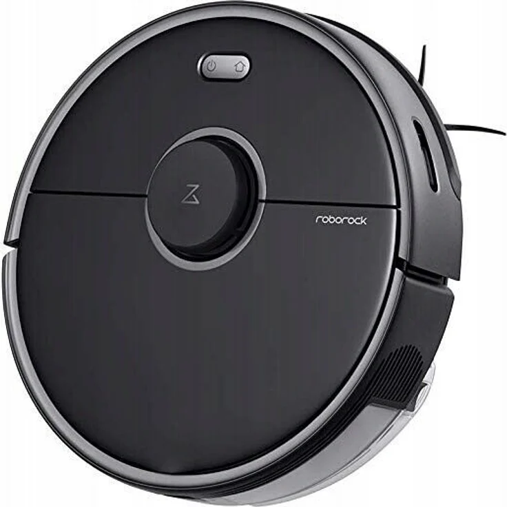 Roborock S5 Max Saugroboter mit Wischfunktion, 150 min Akkubetrieb, 2.000 Pa Saugleistung, App- und Sprachsteuerung, Hindernisüberwindung, intelligente Wegplanung, virtuelle Wände, schwarz – Bild 1