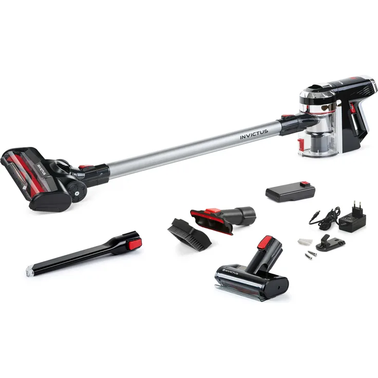Genius Invictus X9 Set 14-teilig Handstaubsauger, 30 min Akkubetrieb, HEPA-Filter, Trocken- und Nassreinigung