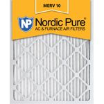 Nordic Pure 12 x 18 x 1 M10-2 Merv 10 AC Ofen Filter 12 x 18 x 1 Plissee Merv 10 AC Ofen Filter 2 Stück