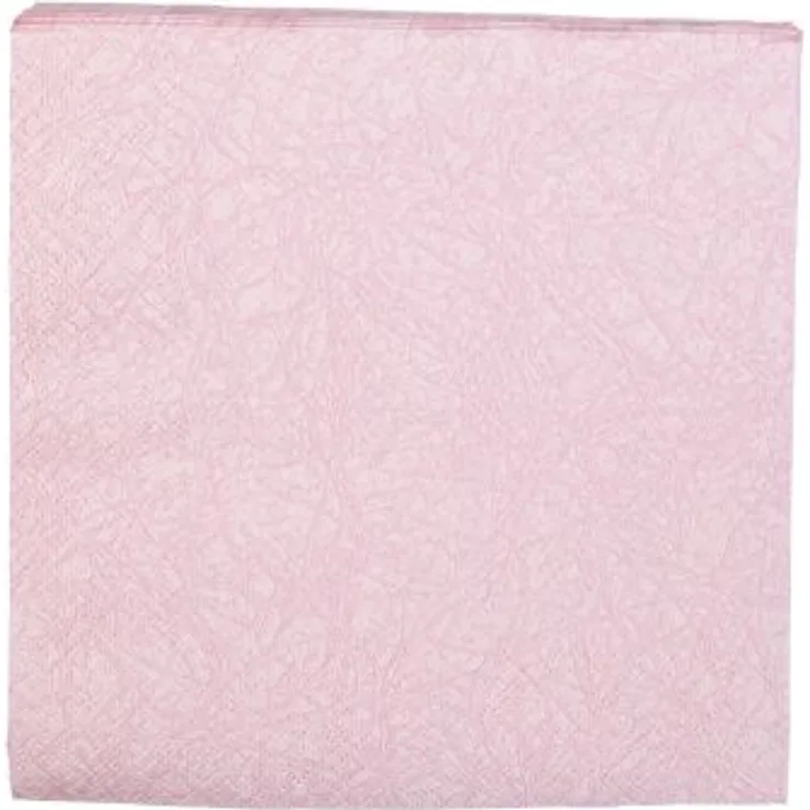 Servietten - rosa - 33 x 33 cm - 20 Stück